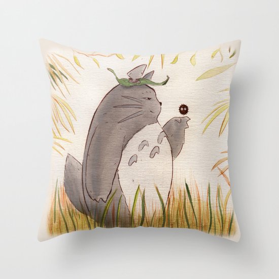 Silent Guardian Throw Pillow