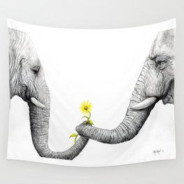 "Up Close You Are More Wrinkly Than I Remembered" Wall Tapestry