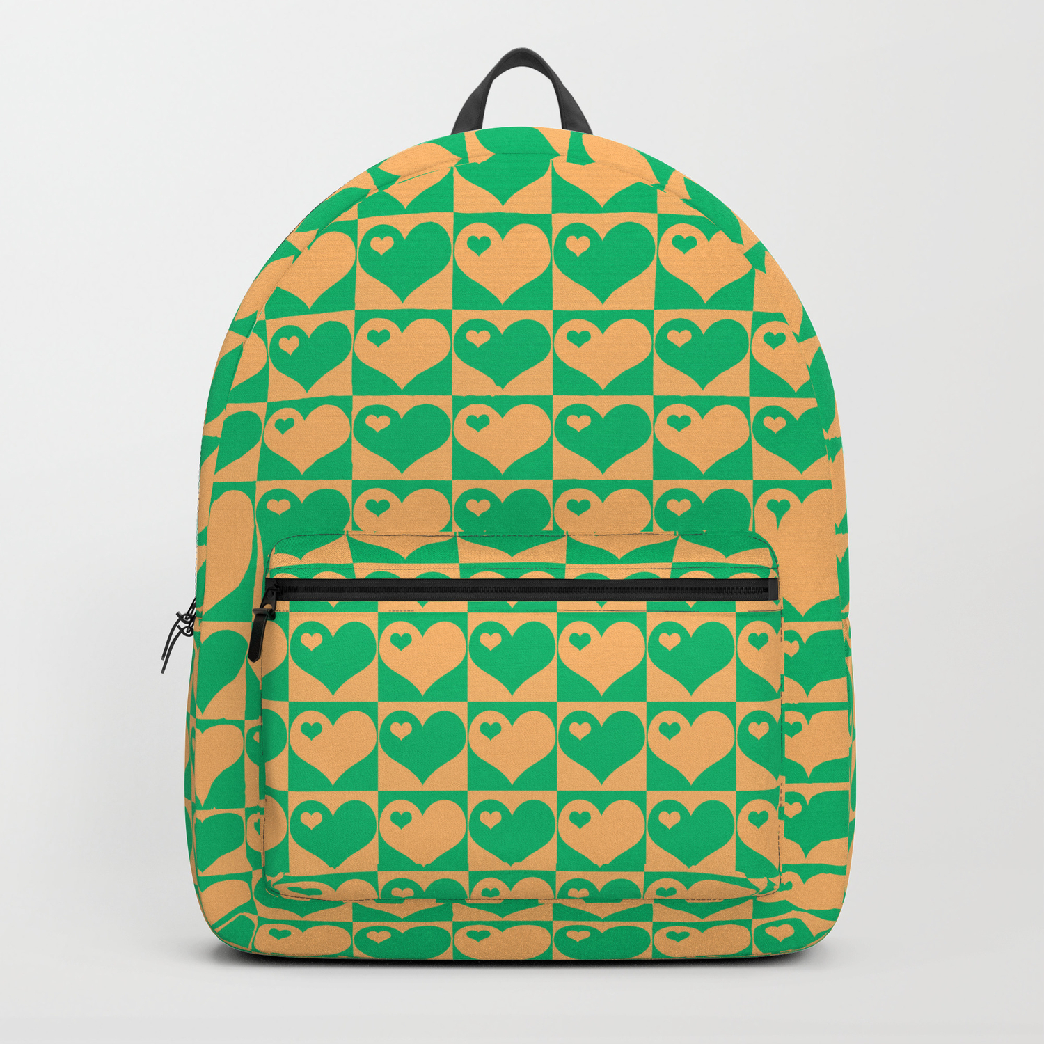 Herzen Liebes Collage Backpack By Falkofollert