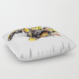 Robot Humble-Bee Floor Pillow
