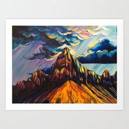 As the Clouds Part Art Print