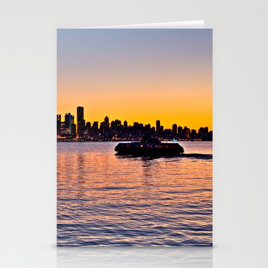 Vancouver Skyline Stationery Cards