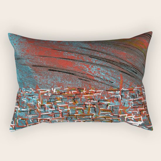La ciudad de la furia Rectangular Pillow