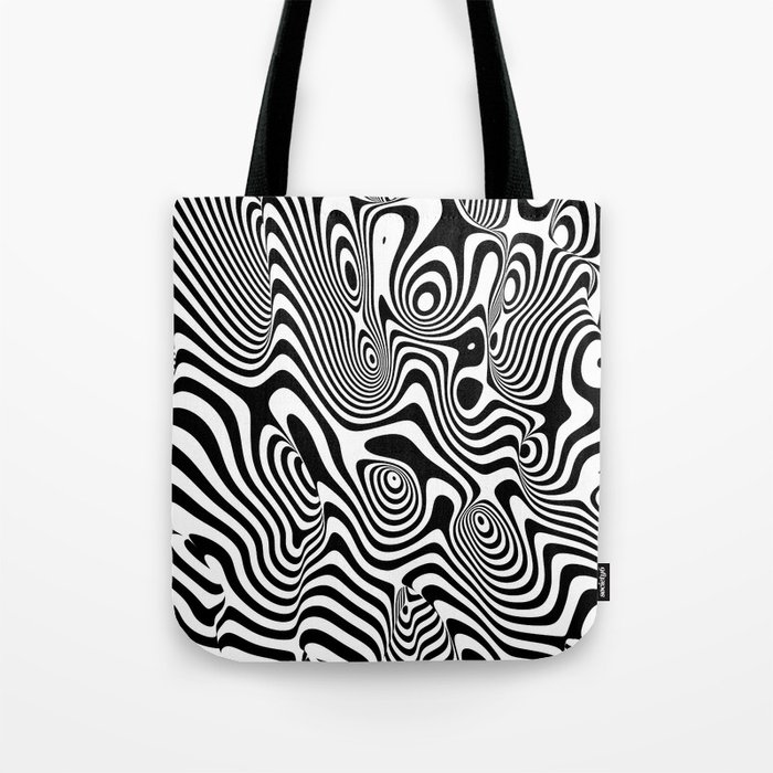 Trippy Background Tote Bag