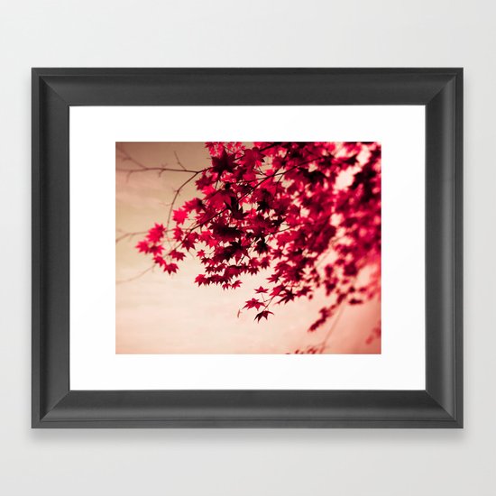 Fall Leaves Framed Art Print