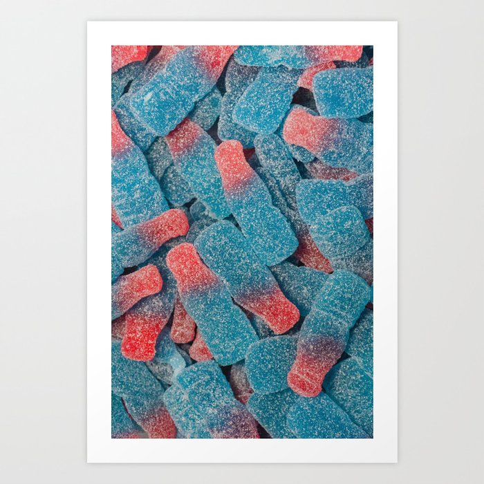 Cotton Candy Sweets Art Print