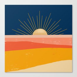 Here comes the Sun Canvas Print