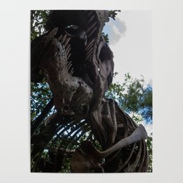 Rawr Poster | Photo, Scary, Animalkingdom, Bones, Digital, Trex, Dinosaur, Dinosaurbones, Bone, Statue 