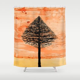 Tree Top. Shower Curtain
