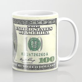  Decorative American Hundred Dollars Art Abstract By Sharles. Coffee Mug | Pattern, Digital, Abstract 