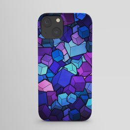 Assorted Color Cube Geometry 3D iPhone Case