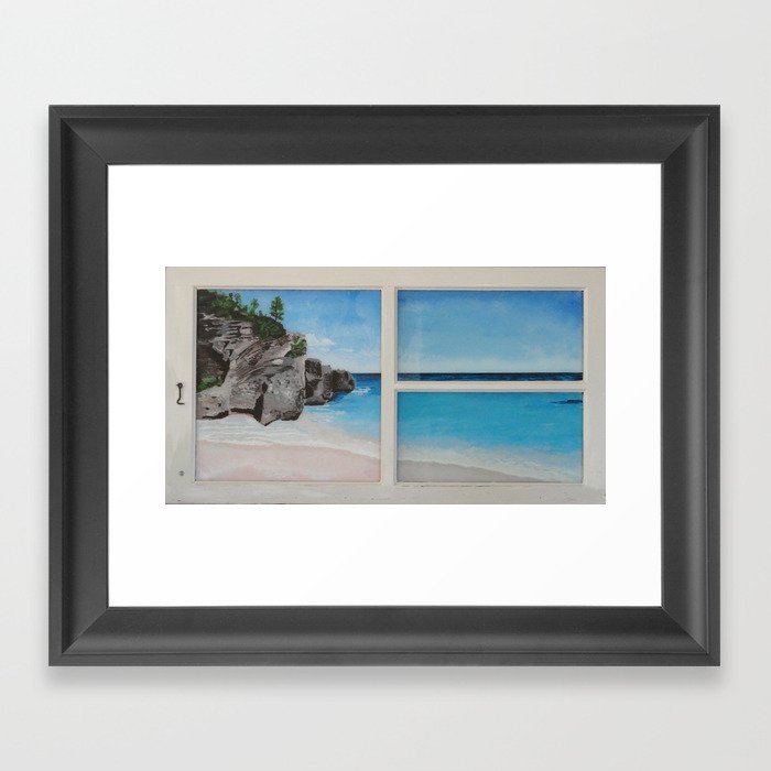 Bermuda Beach Framed Art Print