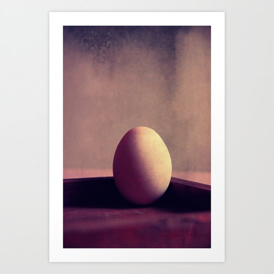 just one egg Art Print