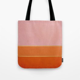 Orange, Pink And Gold Abstract Painting Tote Bag