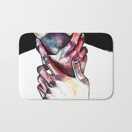Lost in colors Bath Mat
