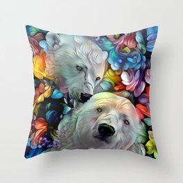 I'm Just Gonna Nibble on Your Ear Maybe a Little Bit... Throw Pillow