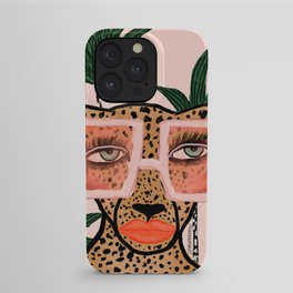 Tropical Glam Cat iPhone Case