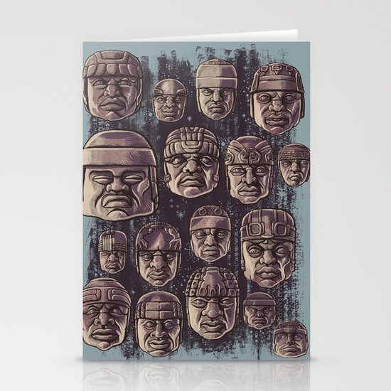 The Olmecs Stationery Cards