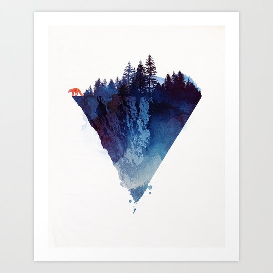 Near to the edge Art Print