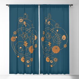 Lotus pool geometry Blackout Curtain