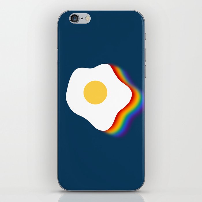 Rainbow fried egg 8 iPhone Skin