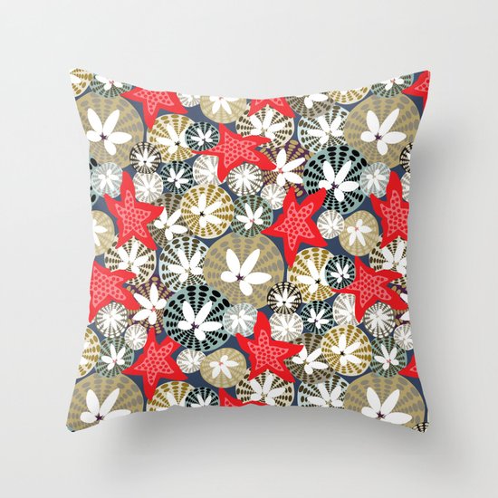 Starfish Throw Pillow