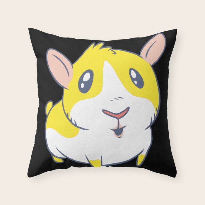Cute Kawaii Cartoon Yellow Guinea Pig Kids Decor Idea Animal