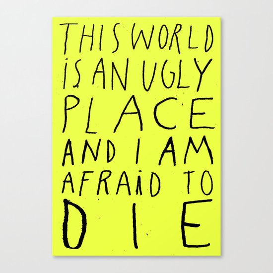 THIS WORLD Canvas Print