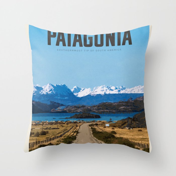 Visit Patagonia Throw Pillow