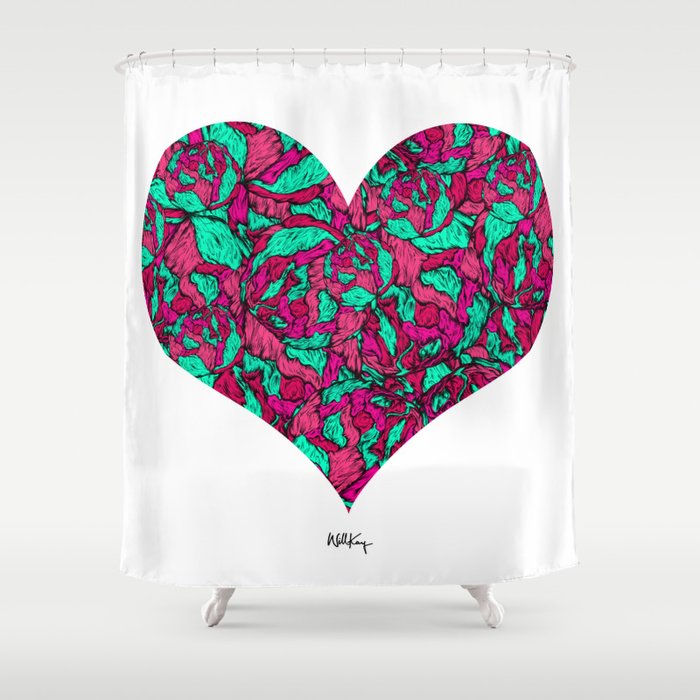 Old Favours: Love Shower Curtain