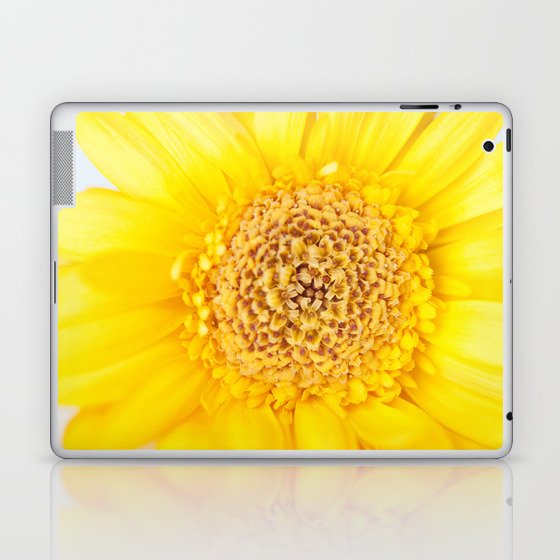 Sunny Summer Love - Yellow Gerbera #1 #decor #art #society6 Laptop & iPad Skin