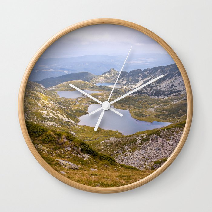 Rila lakes Wall Clock