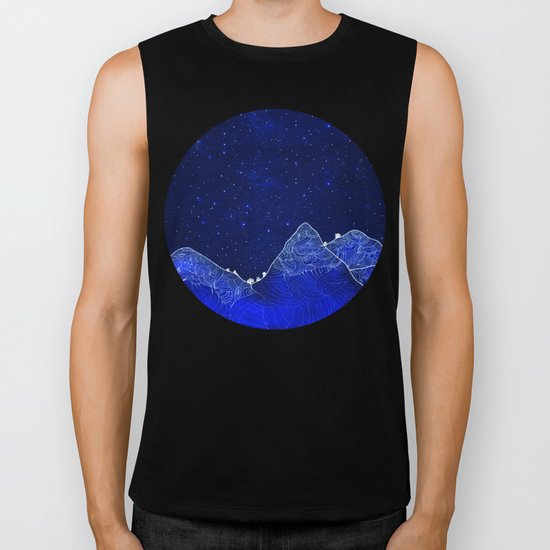 Somewhere up above the stars Biker Tank