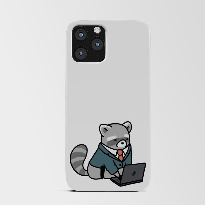 Professional raccoon iPhone Card Case