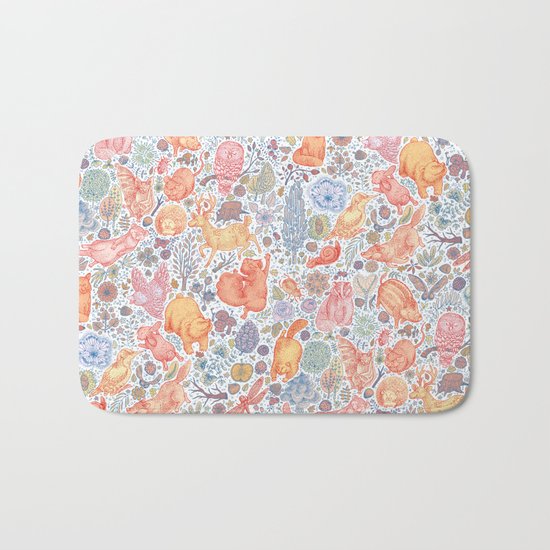Into the forest Bath Mat