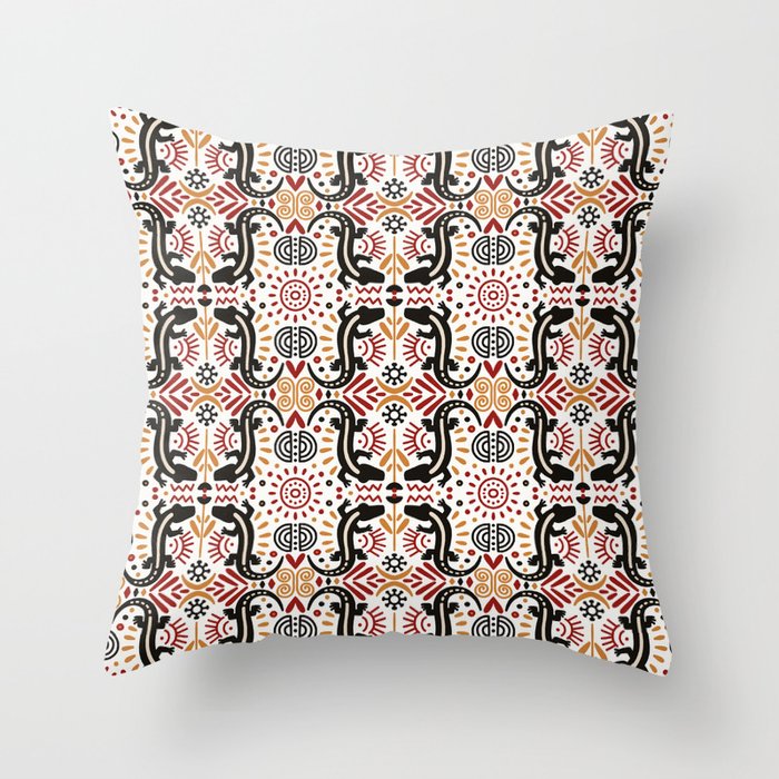 African Styles Pattern 13 Throw Pillow