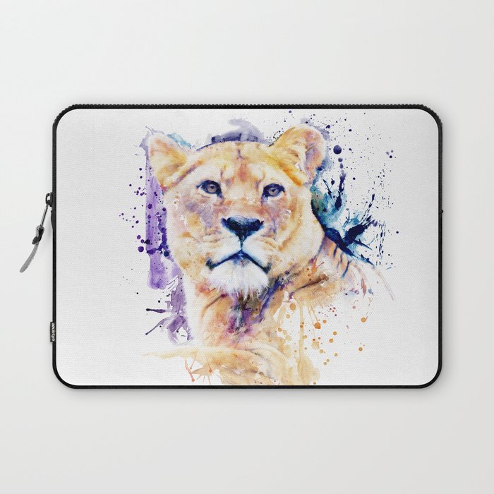 New Lioness Portrait Laptop Sleeve