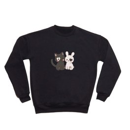 Cat & Bunny Love Crewneck Sweatshirt