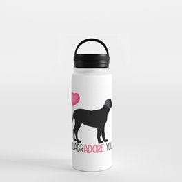I Labradore You (Labrador Dog) Water Bottle