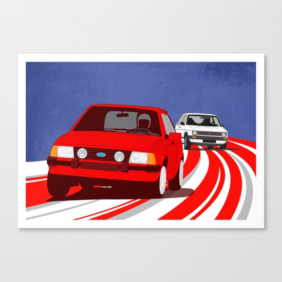 Hatch Dance Canvas Print