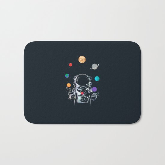 Space Circus Bath Mat