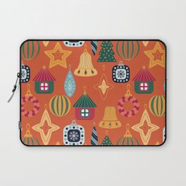 Bright and Merry Christmas Ornaments Laptop Sleeve