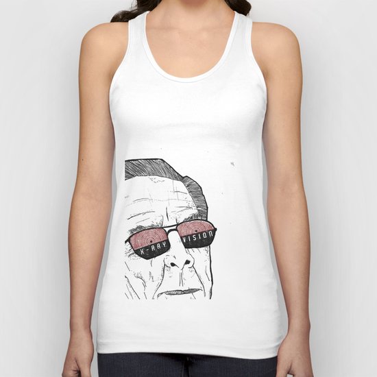 x-ray vision Unisex Tank Top