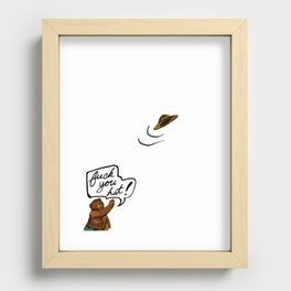 Hats away Recessed Framed Print
