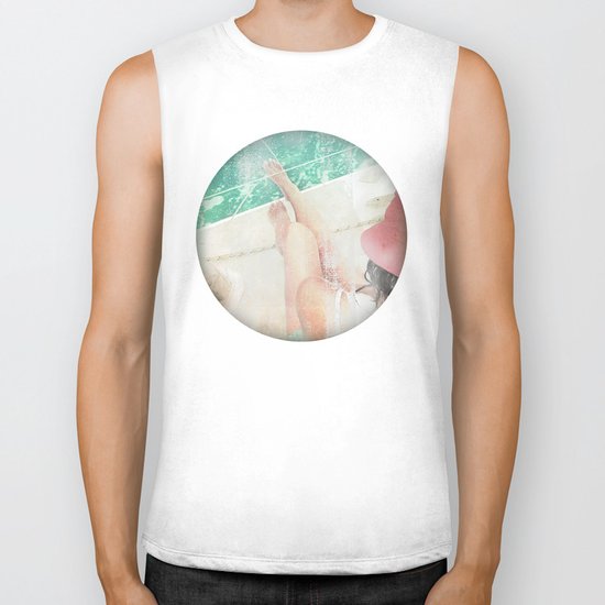 peace and tranquility Biker Tank