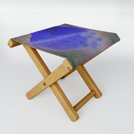 Journey to Blue Space Folding Stool