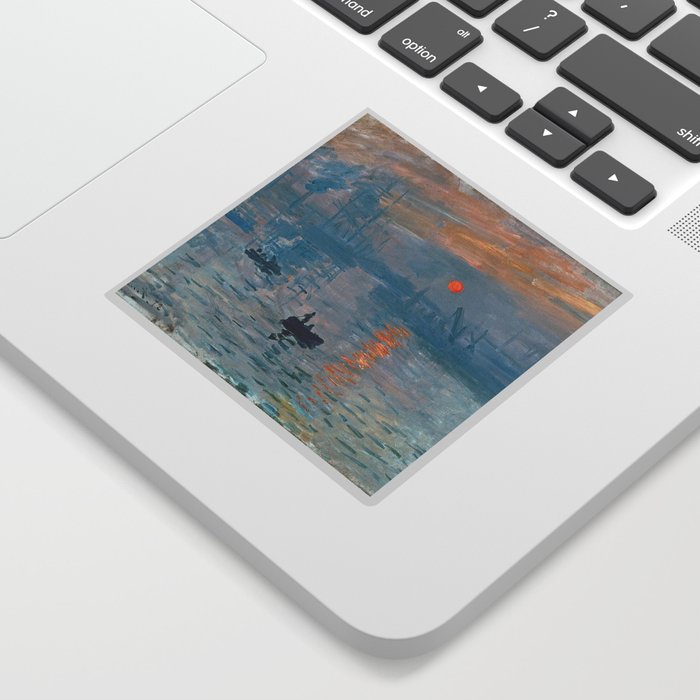 Claude Monet Impression Sunrise Sticker