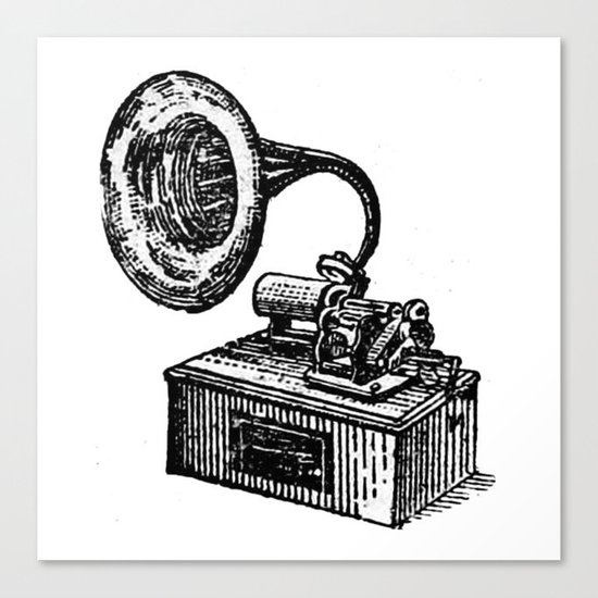 Gramophone Canvas Print