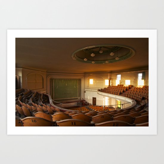 a theater's narrative Art Print