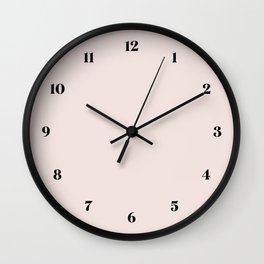 Petal Pink // Pantone® 11-2309 TPX Wall Clock